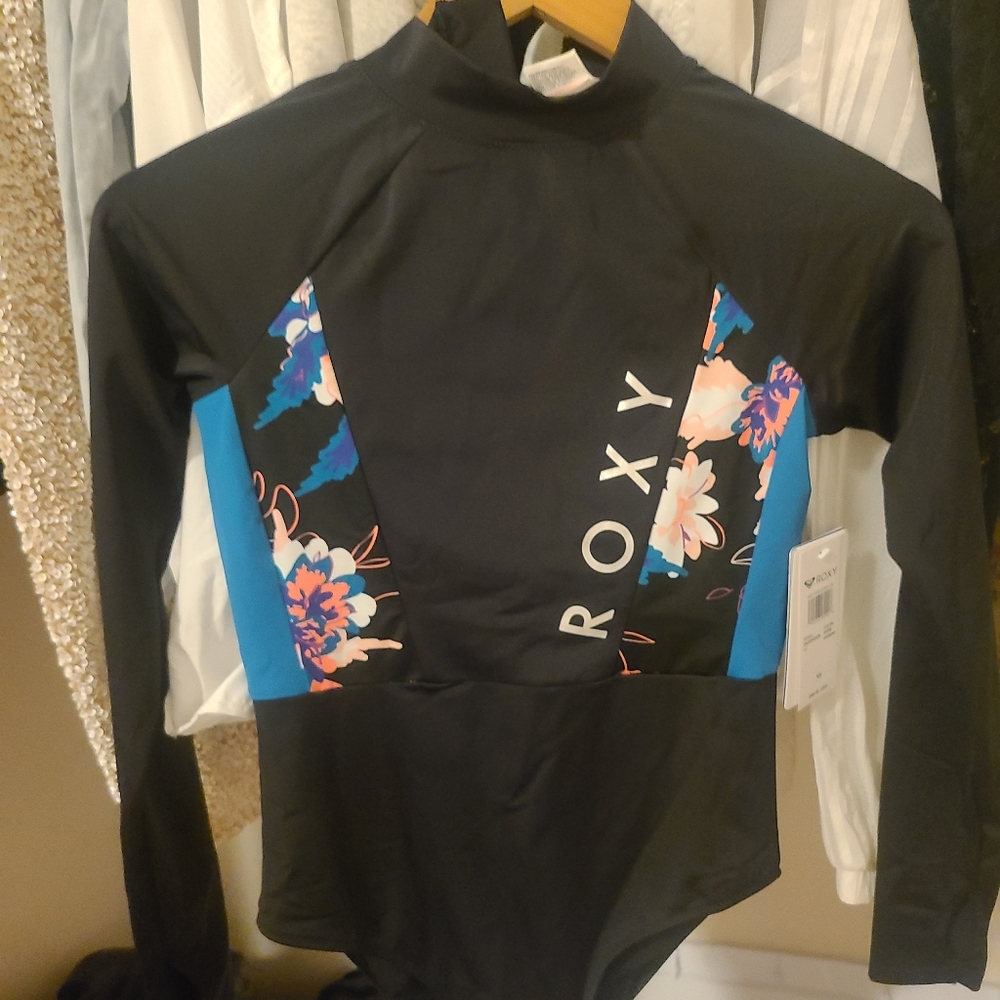 Roxy long sleeve one piece swimsuit